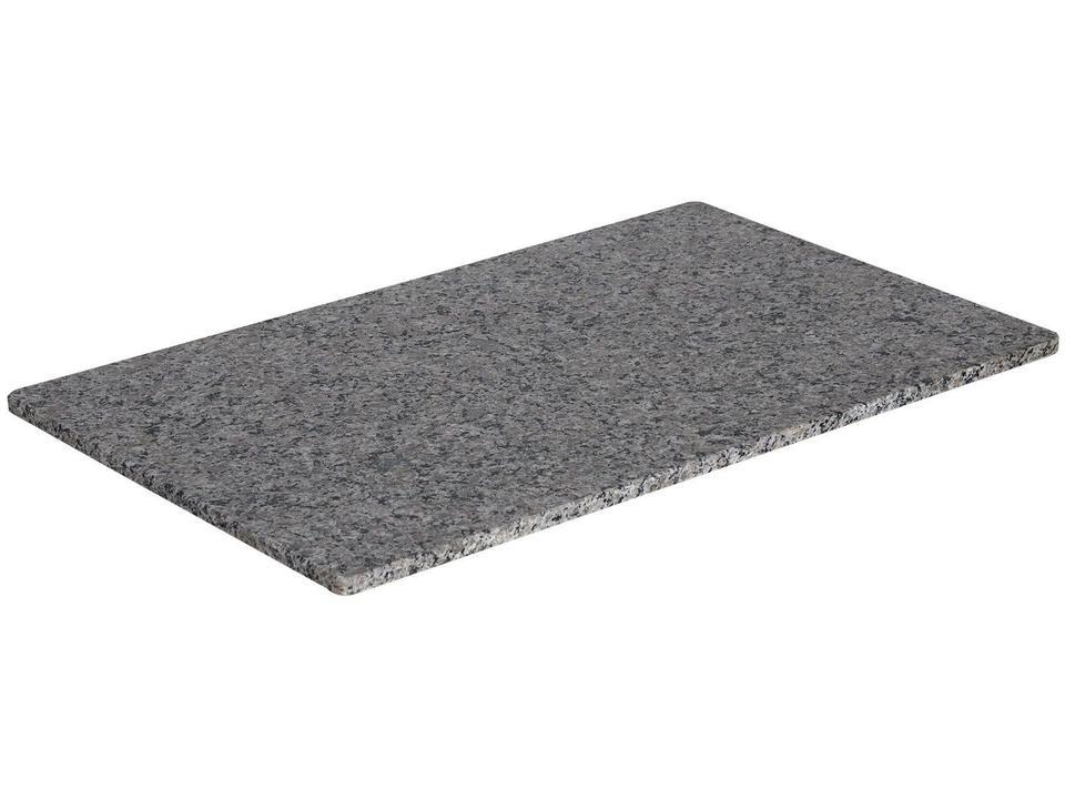 Mesa de Jantar 4 Cadeiras Retangular Aço Tampo Granito Poeme Ciplafe - 5