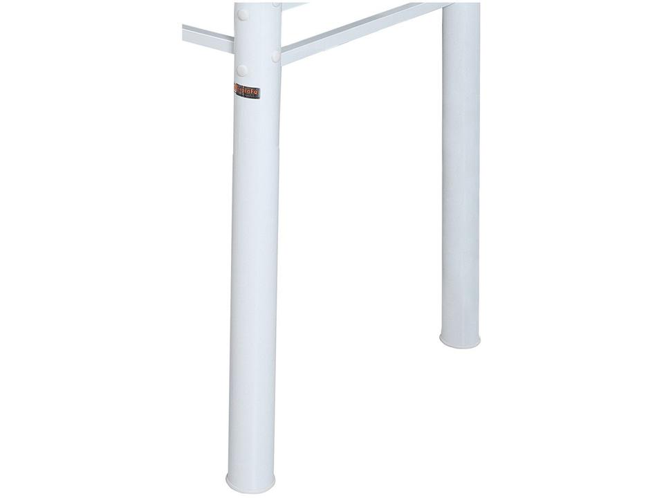 Mesa de Jantar 4 Cadeiras Retangular Aço Tampo Granito Poeme Ciplafe - 9