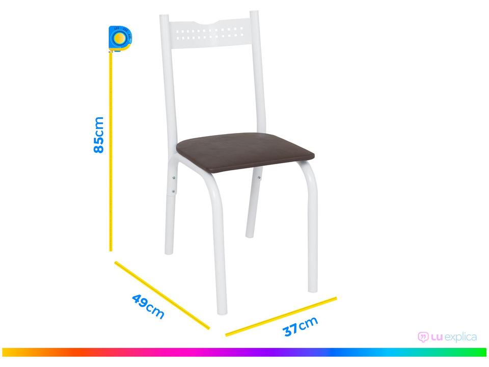 Mesa de Jantar 4 Cadeiras Retangular - 3