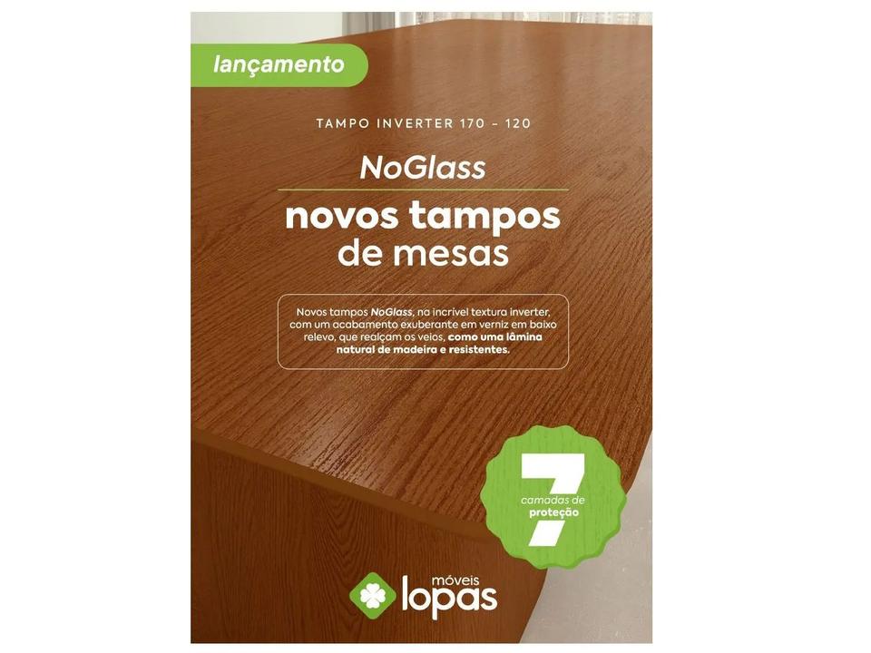 Mesa de Jantar 4 Cadeiras Retangular Frassino Móveis Lopas Celebrare - 1