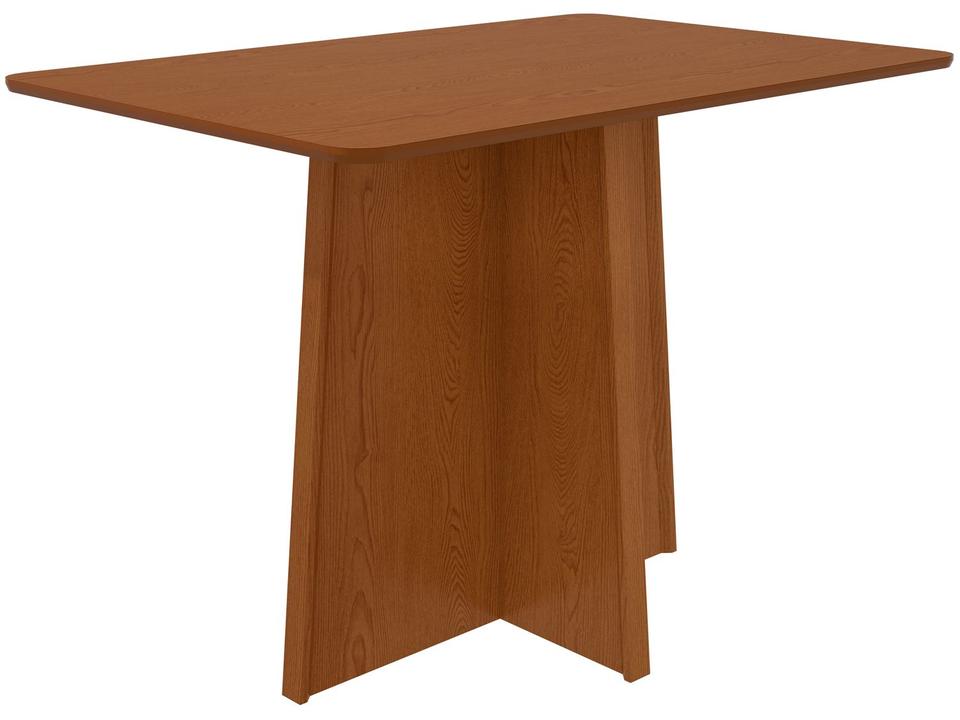 Mesa de Jantar 4 Cadeiras Retangular Frassino Tampo de MDF Celebrare Móveis Lopas - 2