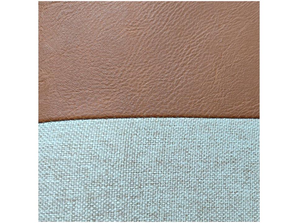 Mesa de Jantar 4 Cadeiras Retangular Tampo de MDF com Vidro Mel e Off White Viena - 5