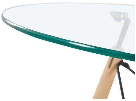 Mesa de Jantar 4 Lugares Redonda Tampo de Vidro - 6