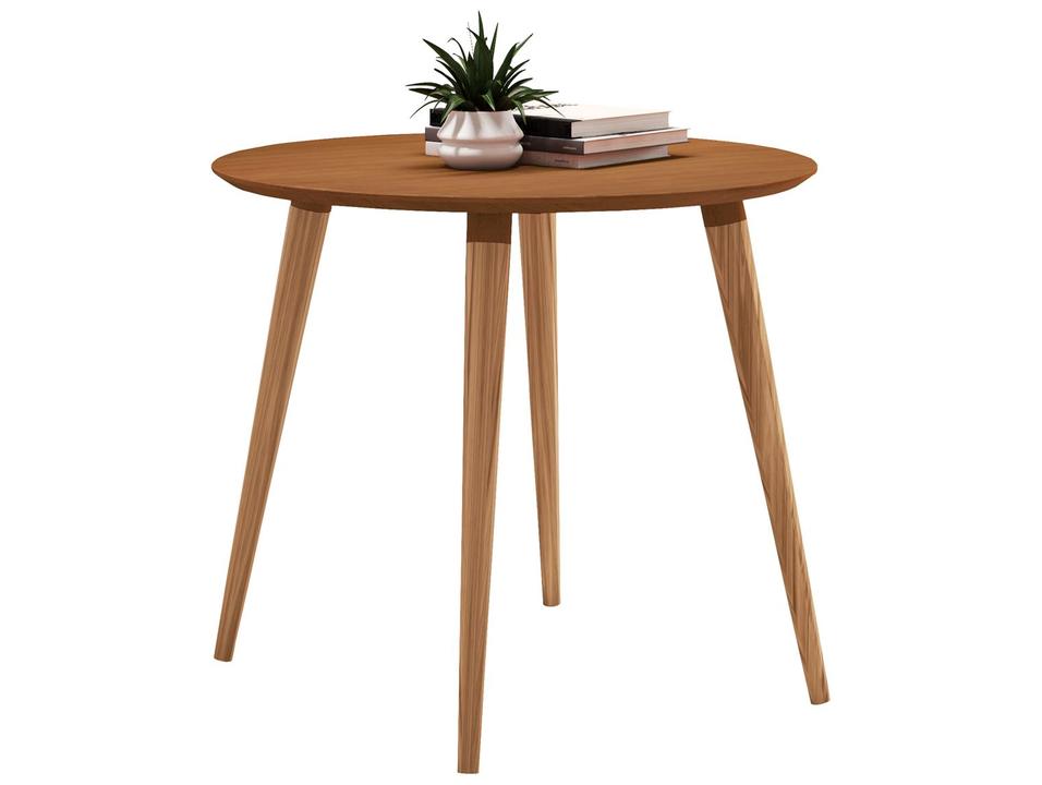 Mesa de Jantar 4 Lugares Redondo Cedro Casa D Veneza - 4