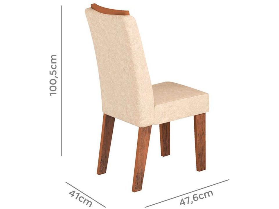 Mesa de Jantar 6 Cadeiras 6 Lugares Retangular - 7