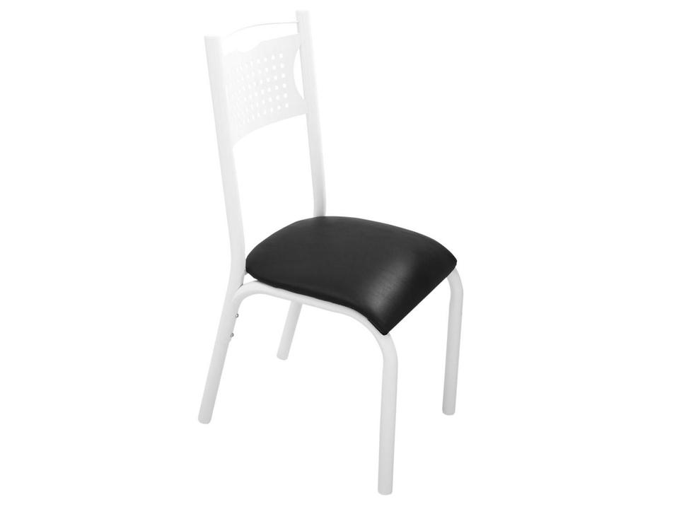 Mesa de Jantar 6 Cadeiras Retangular Aço Tampo Granito Poeme Ciplafe - 8