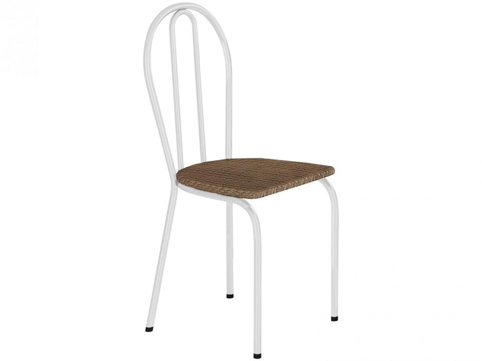 Mesa de Jantar 6 Cadeiras Retangular Branca - 4