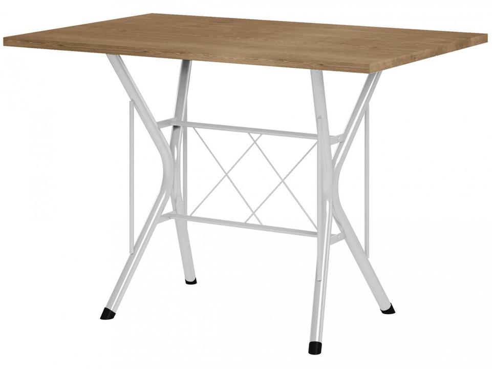 Mesa de Jantar 6 Cadeiras Retangular Branca - 3