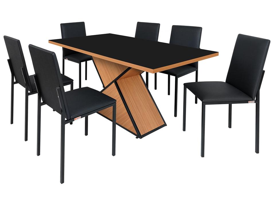 Mesa de Jantar 6 Cadeiras Retangular Ciplafe Dubai - 3