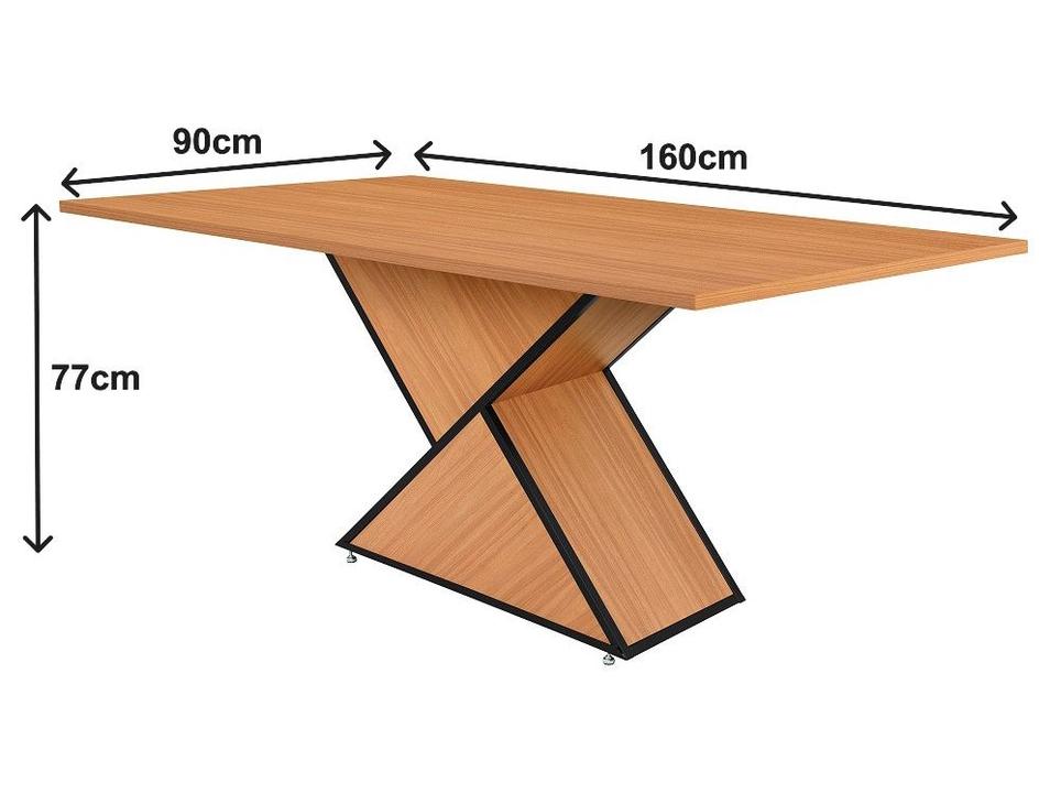 Mesa de Jantar 6 Cadeiras Retangular Ciplafe Dubai - 1
