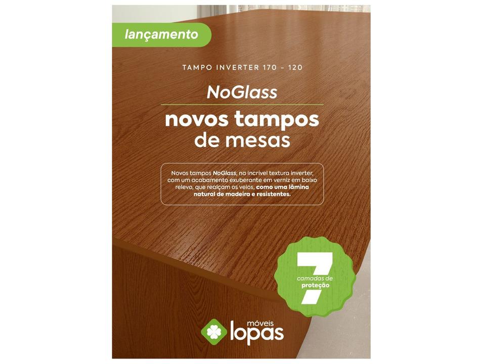 Mesa de Jantar 6 Cadeiras Retangular Frassino e Off White Móveis Lopas Apogeu - 1