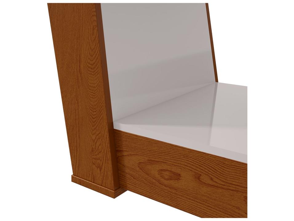 Mesa de Jantar 6 Cadeiras Retangular Frassino e Off White Móveis Lopas Apogeu - 9