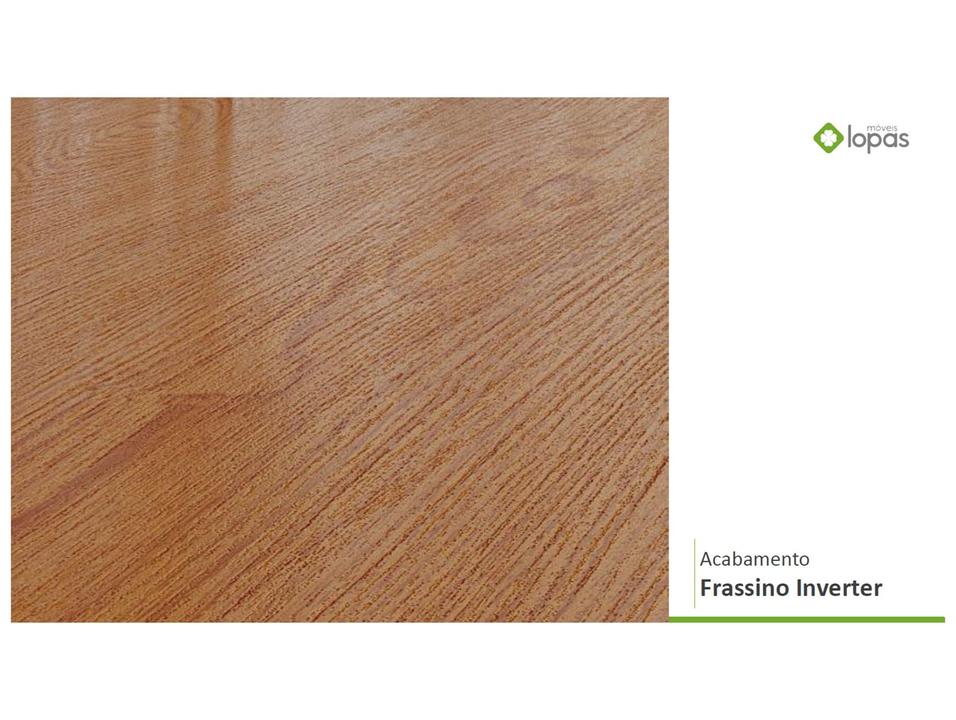 Mesa de Jantar 6 Cadeiras Retangular Frassino e Off White Móveis Lopas Apogeu - 3