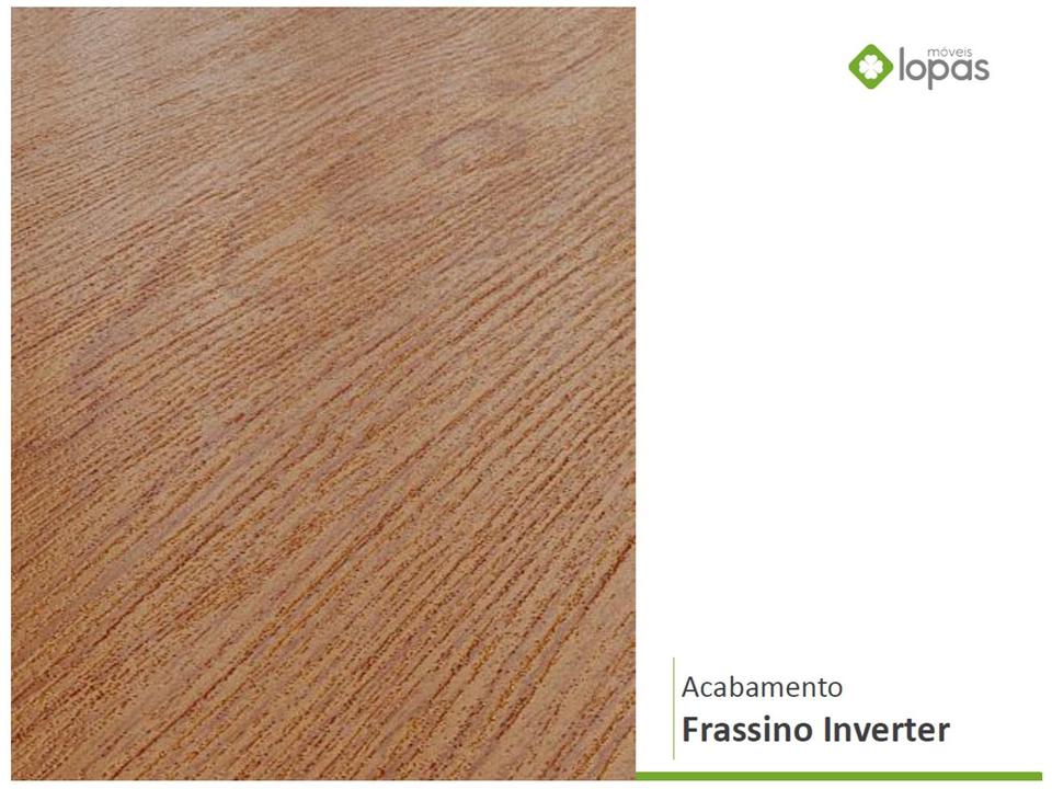 Mesa de Jantar 6 Cadeiras Retangular Frassino e Off White Tampo de MDF Apogeu Móveis Lopas - 4