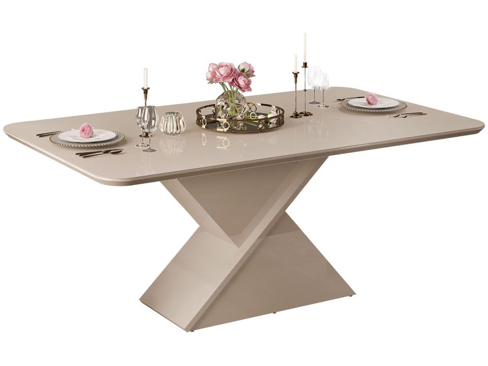 Mesa de Jantar 6 Cadeiras Retangular Off White e Saara DJ Móveis Firenze - 3