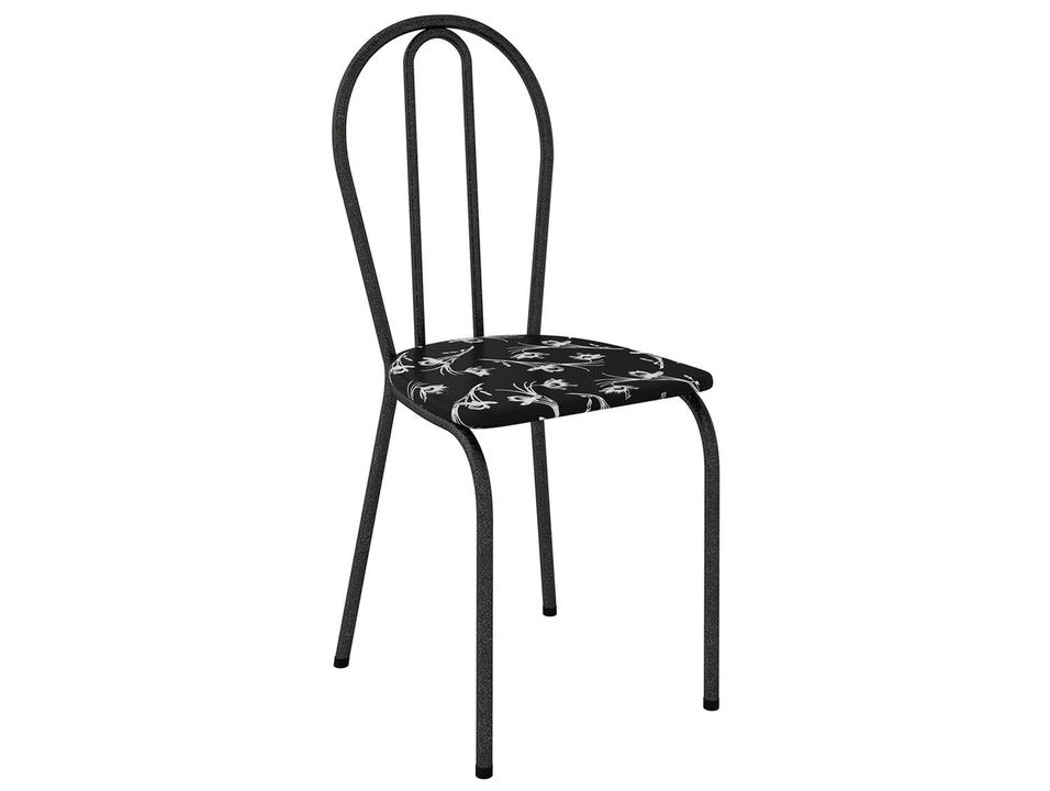 Mesa de Jantar 6 Cadeiras Retangular Preta - 7