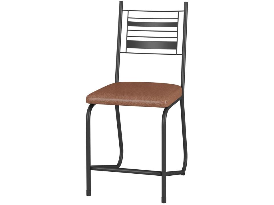 Mesa de Jantar 6 Cadeiras Retangular Preto Fosco Artefamol Valência - 4