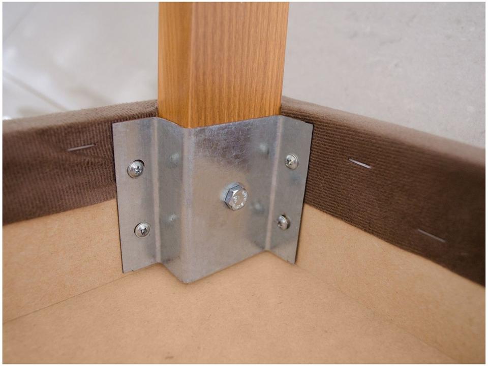 Mesa de Jantar 6 Lugares Retangular Tampo de Vidro - 7