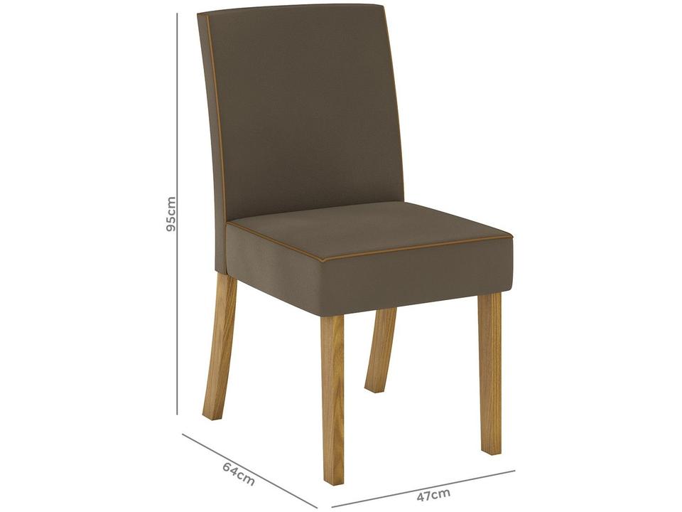 Mesa de Jantar 6 Lugares Retangular Tampo de Vidro - 9