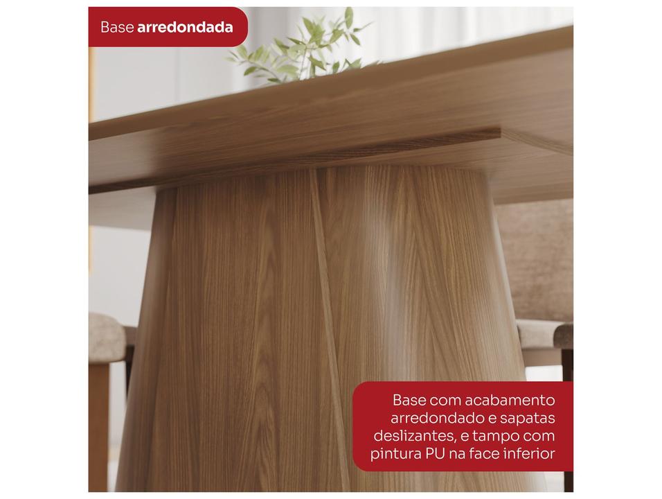 Mesa de Jantar 8 Cadeiras Retangular Henn Olívia - 5