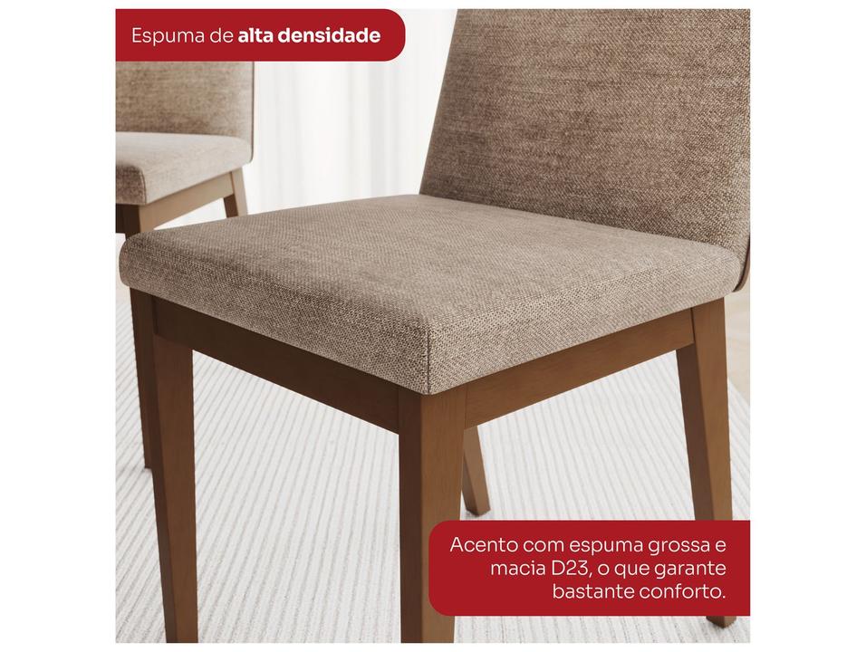 Mesa de Jantar 8 Cadeiras Retangular Henn Olívia - 9