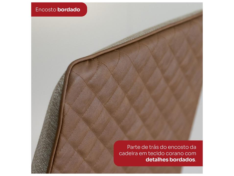 Mesa de Jantar 8 Cadeiras Retangular Henn Olívia - 7