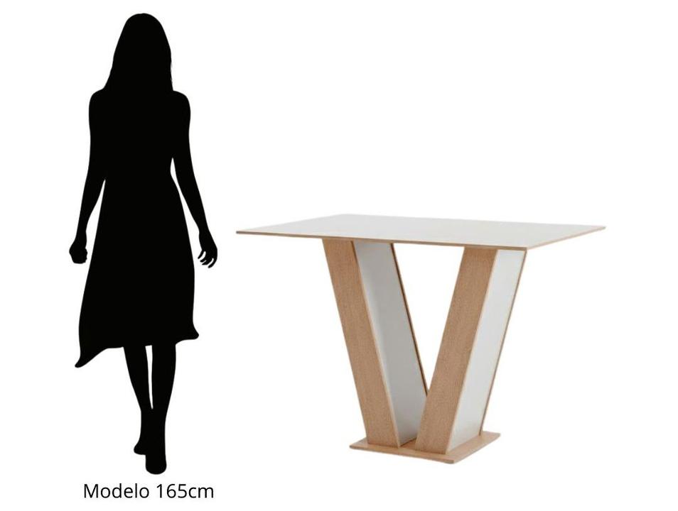 Mesa de Jantar com 4 Cadeiras Retangular Luiza Sonetto Móveis - 8