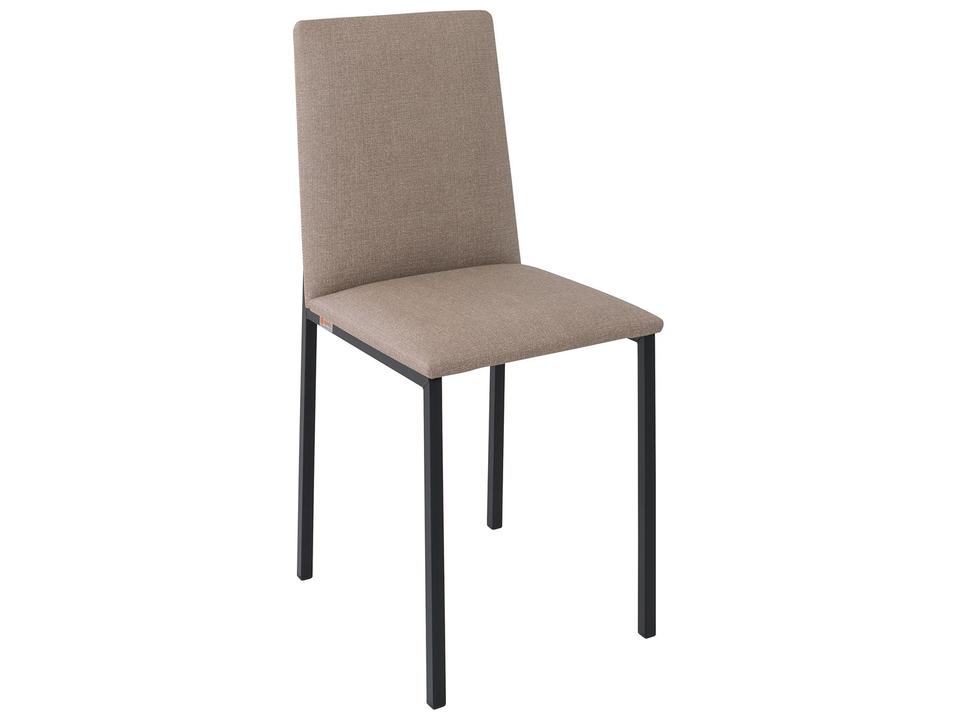 Mesa de Jantar de Aço com Madeira e Tampo de Vidro 6 Cadeiras Retangular Ciplafe Panamá - 6