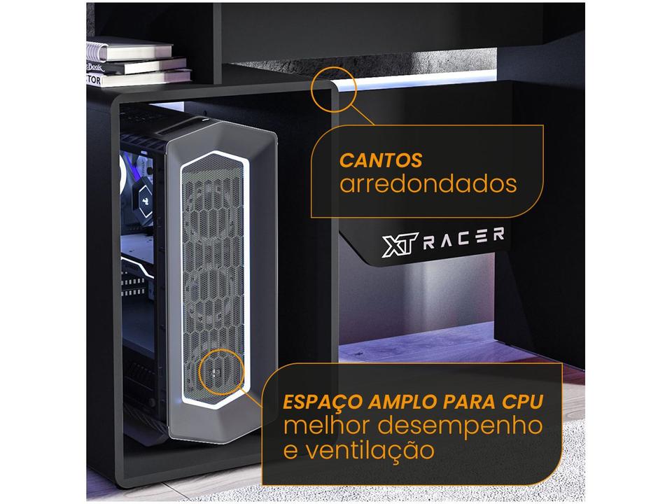 Mesa Gamer XT Racer Art Preto e Branco 1 Nicho - 3