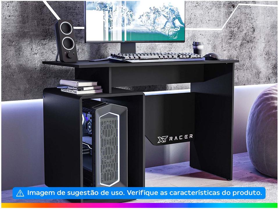 Mesa Gamer XT Racer Art Preto e Branco 1 Nicho - 1