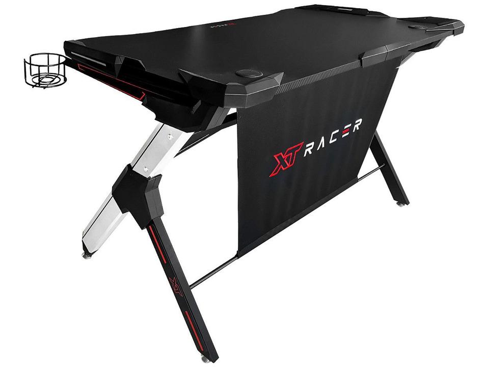 Mesa Gamer XT Racer XTM1001 Experience Series - Preta e Branca