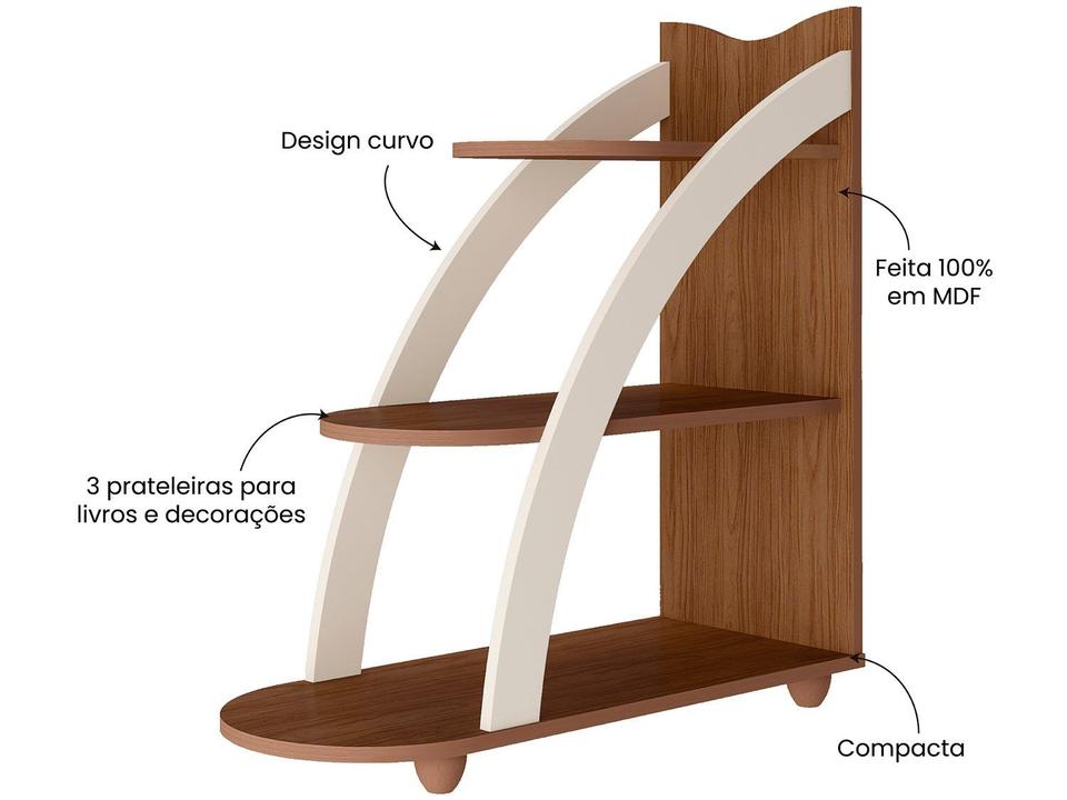 Mesa Lateral de MDF Andes Artely - 1
