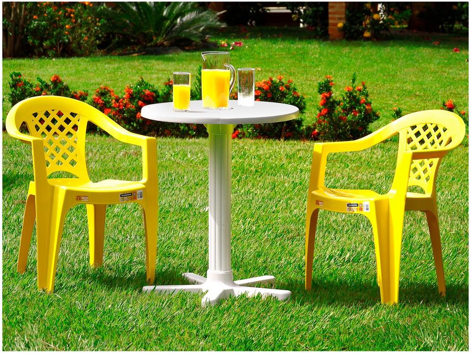Mesa para Área Externa de Apoio Polipropileno Tramontina Cap - 1