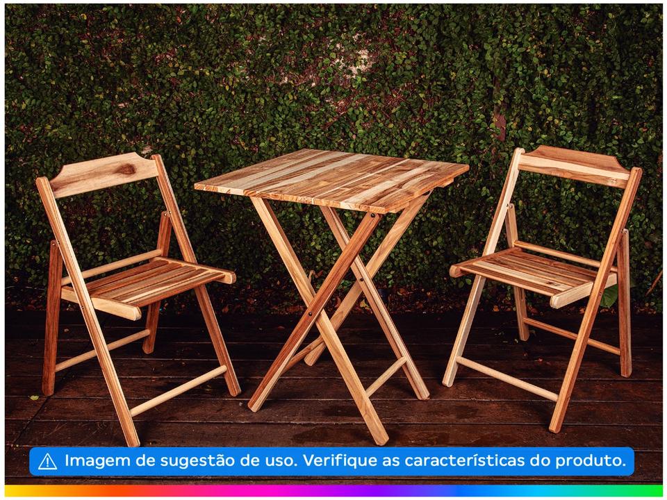 Mesa Quadrada 4 Lugares Tramontina Lille - 1