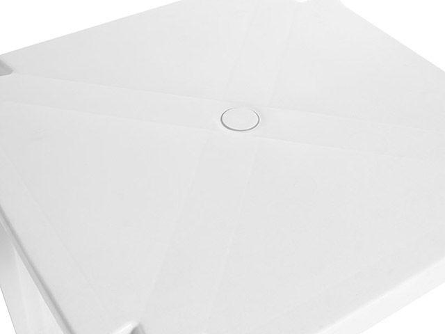 Mesa Quadrada Polipropileno Tramontina Tambaú 92314010 Branco - 1