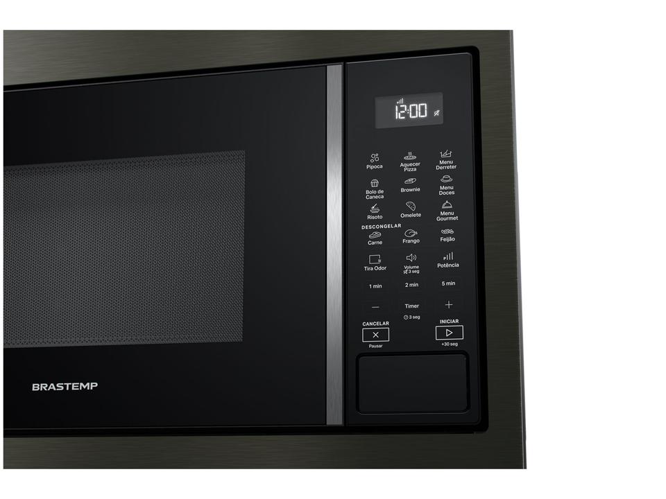 Micro-ondas Brastemp 32L de Embutir Black Inox Eclipse Collection BM146AP - 5