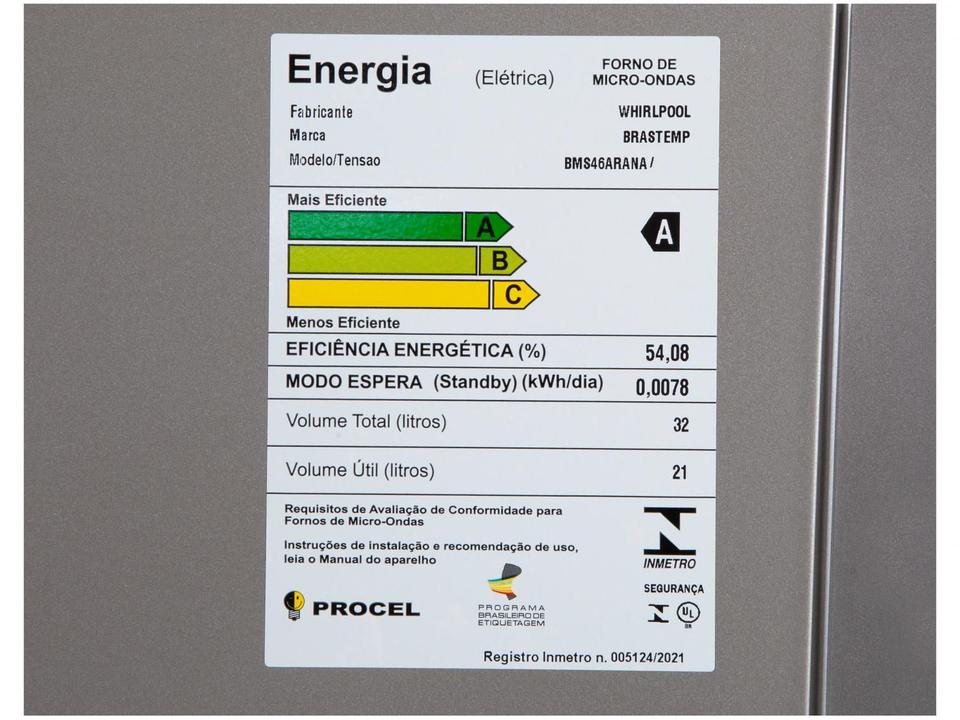 Micro-ondas Brastemp 32L Espelhado - 11