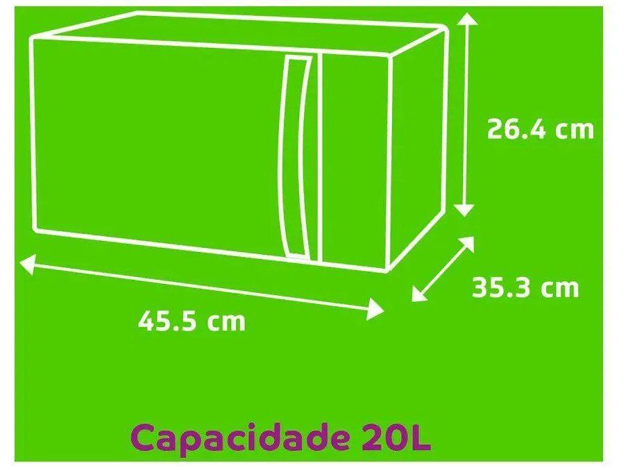 Micro-ondas Consul 20L Cinza - 10