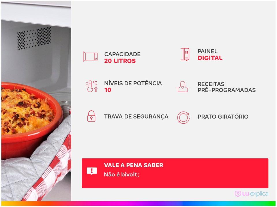 Micro-ondas Consul 20L CMA20 BBBNA - 1