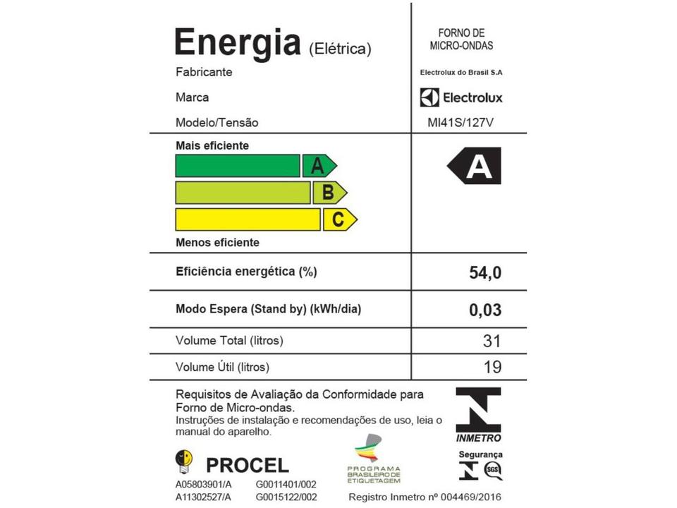 Micro-ondas Electrolux 31L Cinza Espelhado Função Tira Odor - 11