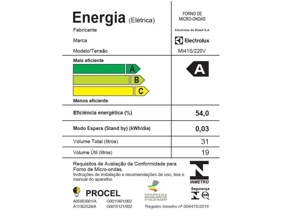 Micro-ondas Electrolux 31L Cinza Espelhado Função Tira Odor - 11