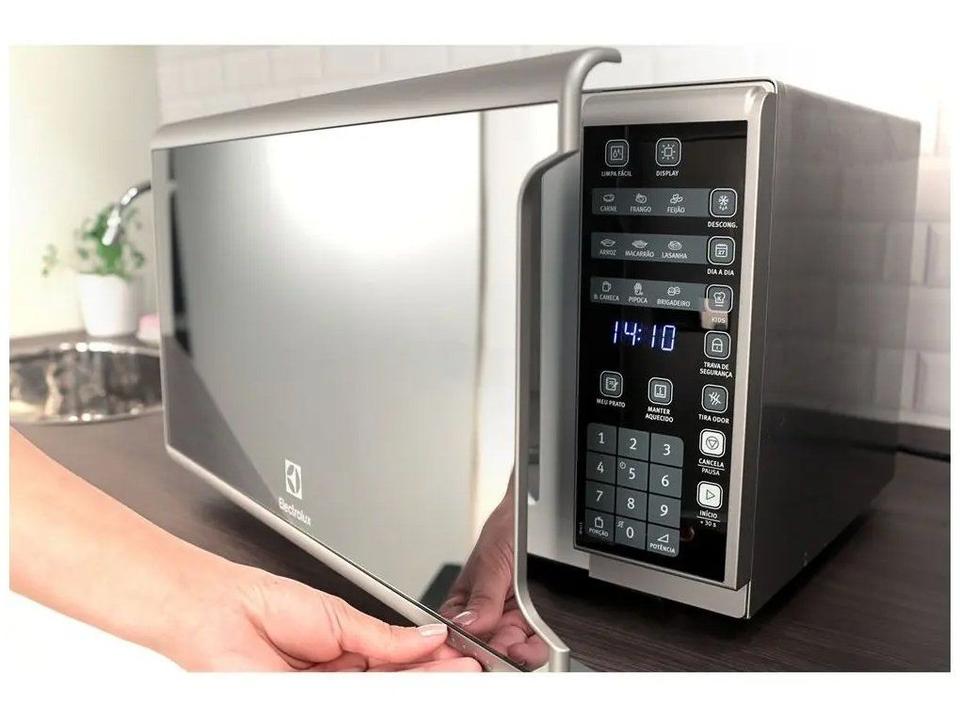 Micro-ondas Electrolux 31L Cinza Espelhado Função Tira Odor - 3