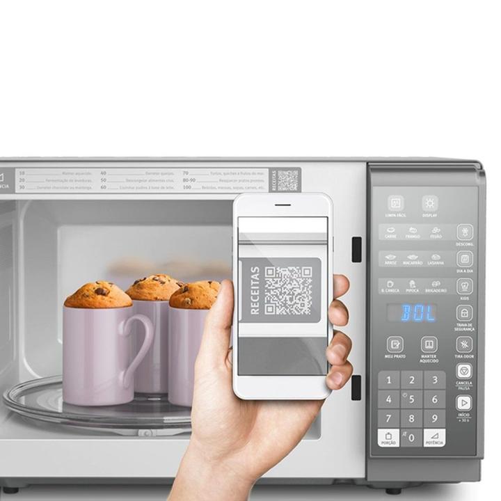 Micro-ondas Electrolux 31L cor Inox Espelhado com Painel Integrado e Função Tira Odor - 7