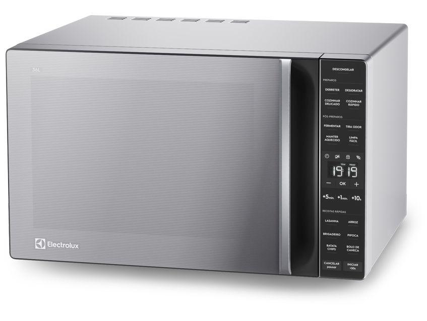 Micro-ondas Electrolux 36L Prata e Preto Espelhado Efficient ME36S - 3