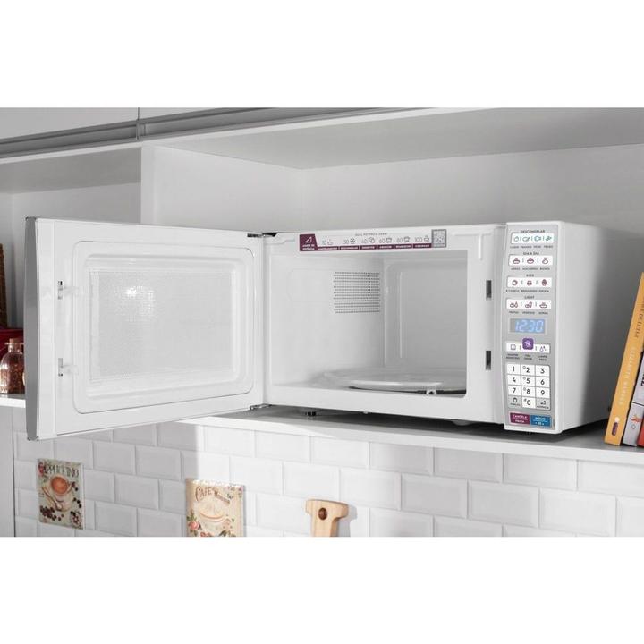 Micro-ondas Electrolux de bancada Branco com Função Tira Odor e Manter Aquecido 34L MEO4 - 3
