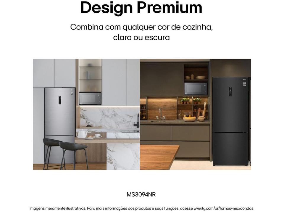 Micro-ondas LG 30L Espelhado Solo NeoChef MS3094NR.FBKFLGZ - 11