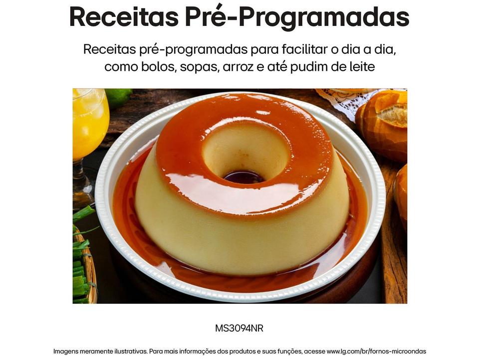 Micro-ondas LG 30L Espelhado Solo NeoChef MS3094NR.FBKFLGZ - 7