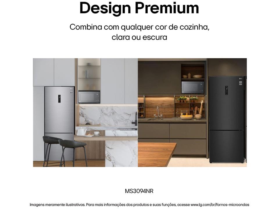 Micro-ondas LG 30L Espelhado Solo NeoChef MS3094NR.FBKFLGZ - 10