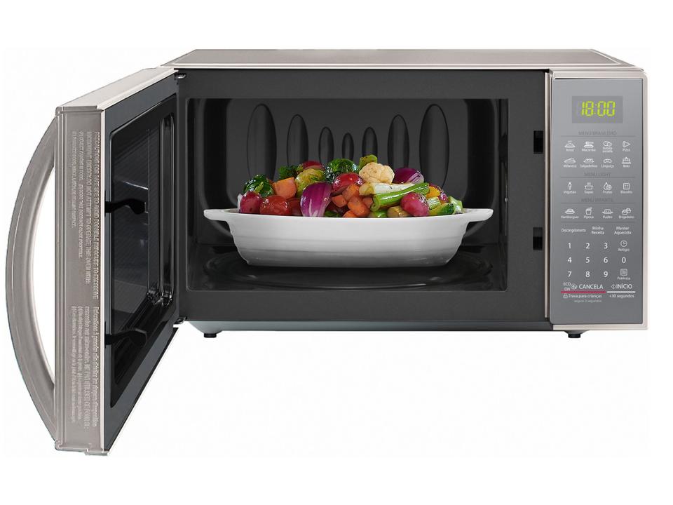 Micro-ondas LG 30L Prata MS3043BR - 1
