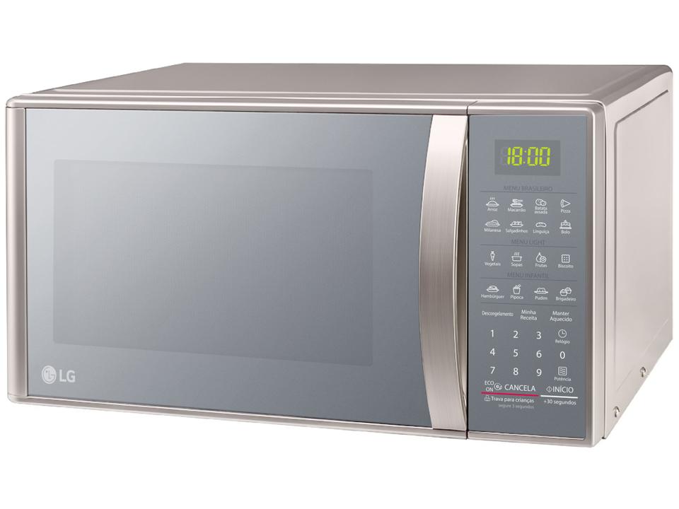 Micro-ondas LG 30L Prata MS3043BR - 4